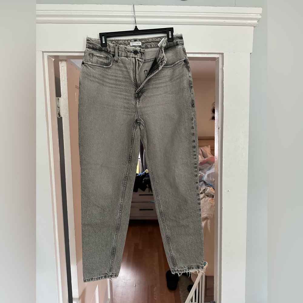 Good American, distressed jean.